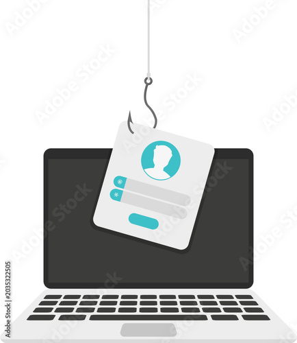 Phishing Attack on Laptop