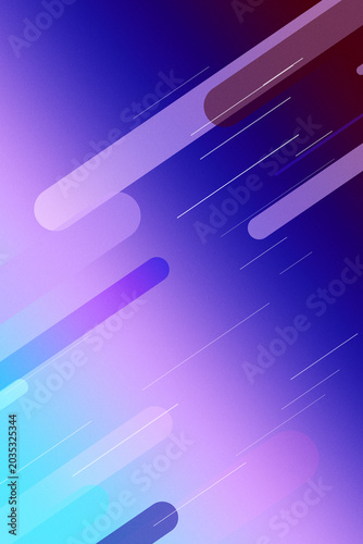 Purple and blue neon speed lines with soft rounded bars and fine streak trails create a dynamic futuristic feel for digital marketing and websites.