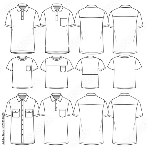 Shirt Sketches: A Collection