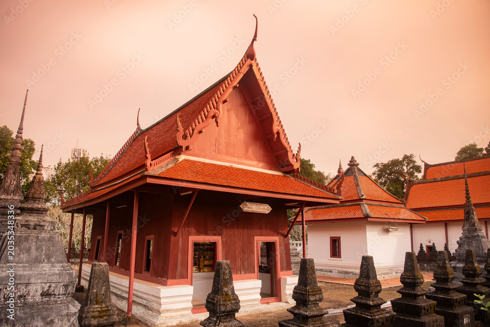 Obraz premium THAILAND TRAT OLD CITY WAT PLAI KLONG