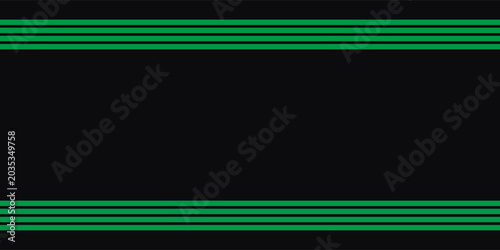 Tableau sur toile Abstract background with vertical green and black stripes