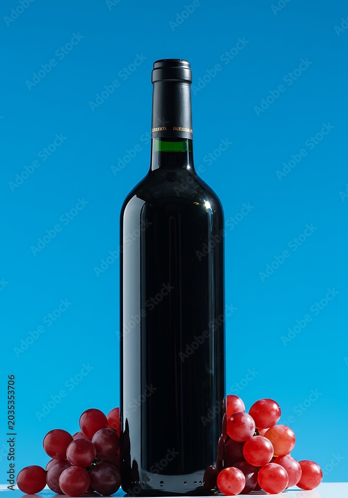 Obraz premium Crimson Jewel: Red Wine Still Life