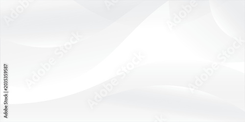 Photos White elegant abstract background with subtle wavy lines and soft shadows