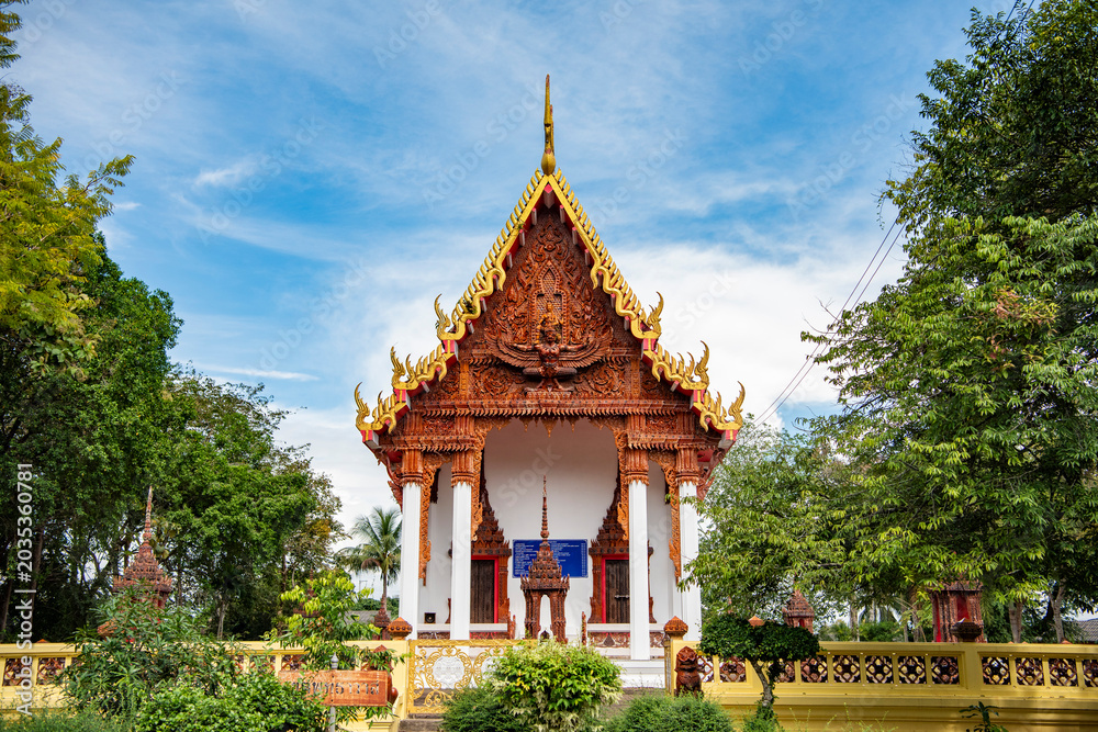 Fototapeta premium THAILAND TRAT NAM CHIAO VILLAGE WAT TEMPLE