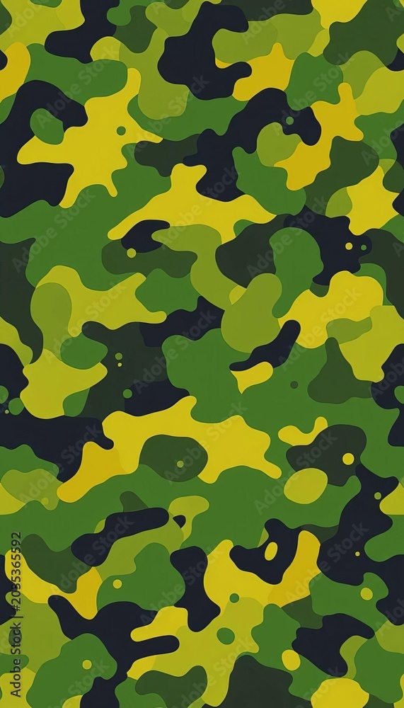 Naklejka premium Seamless geometric camouflage pattern with abstract shapes, ||blue, buildings