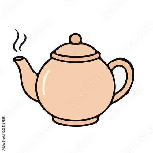 teapot and teacup