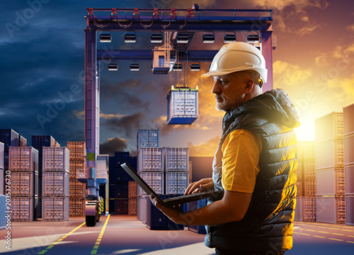 Container terminal. Logisti...