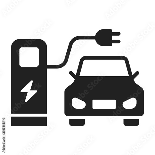 Electric Vehicle Icon