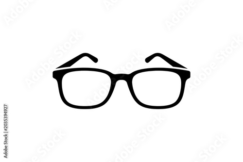 Glasses isolated on white background
