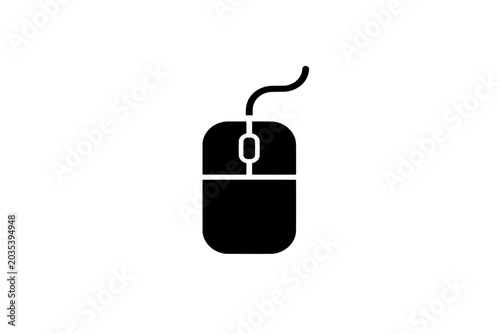 Mouse icon isolated on white background 