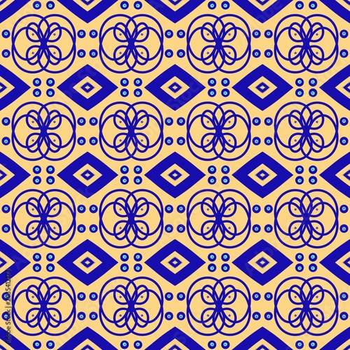 seamless damask pattern