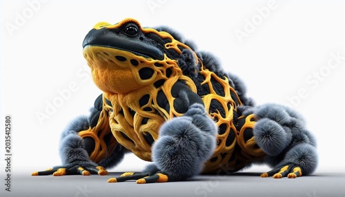 An AI generate big toad