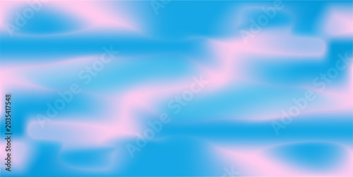 Blurred blue and pink background. Abstract delicate gradient background. Vector.
