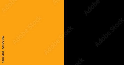 Schilderij op canvas Abstract Black and Yellow Motion Background Horizontal Format with Smooth Moving