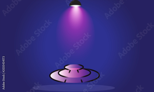Minimal Futuristic  Spotlight Gradiant  Effect Background  Illustration