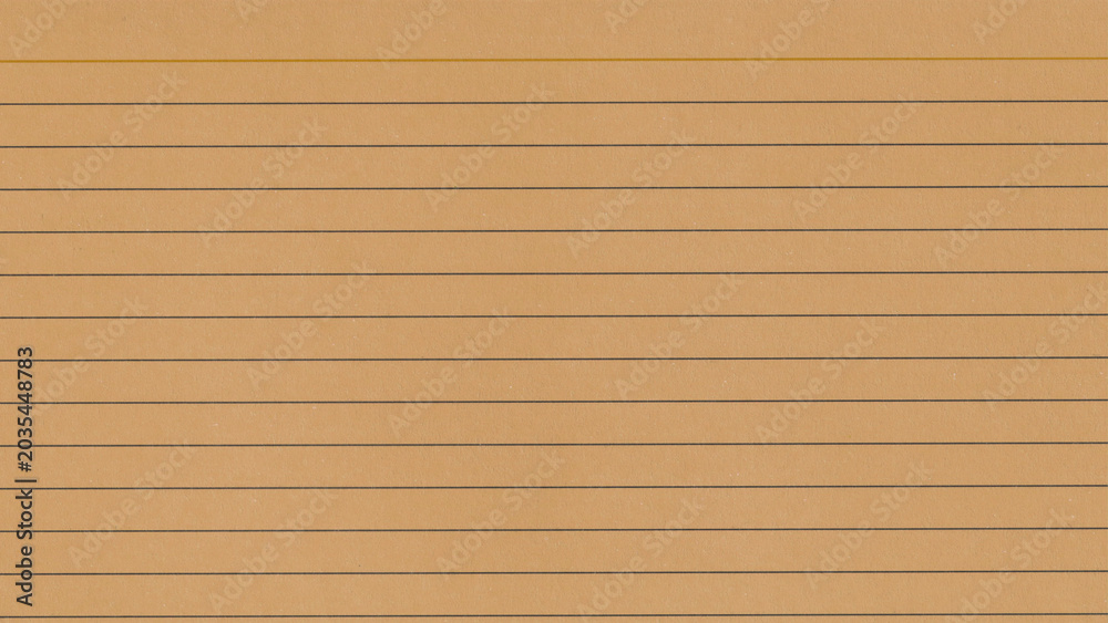 Fototapeta premium business office education scrapbook scrapbooking template - blank brown craftpaper cardboard lined index card texture background