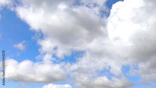 Brilliant and impressive grey clouds in the sky