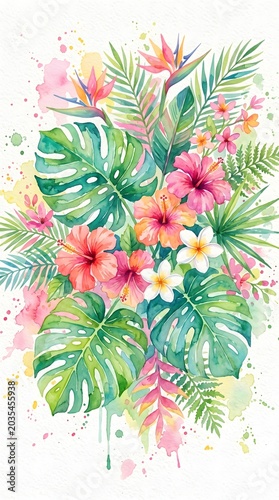 floral background with flowers