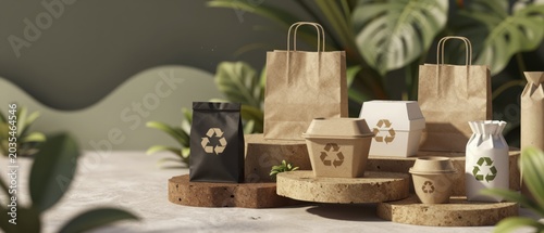 Eco-Friendly Packaging Concept for Earth Day Celebration Display