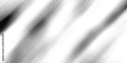 Retro risograph dither pattern with geometric micro triangles for brutalist poster graphic illustration