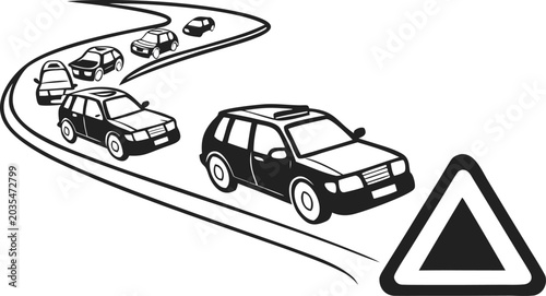 Road Traffic Accident Scene Vector Collection – Car Crash, Collision & Safety Illustrations Set