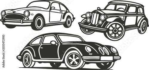 Road Traffic Accident Scene Vector Collection – Car Crash, Collision & Safety Illustrations Set
