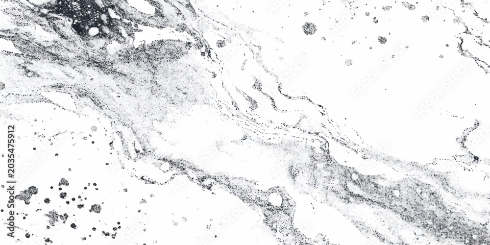 Fototapeta premium Water splash background with clean clear blue liquid droplets bubbles and flowing motion isolated on white and black backdrop