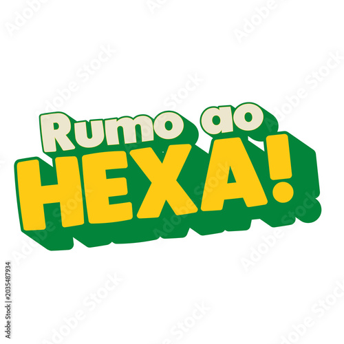 Obraz na płótnie Rumo ao Hexa