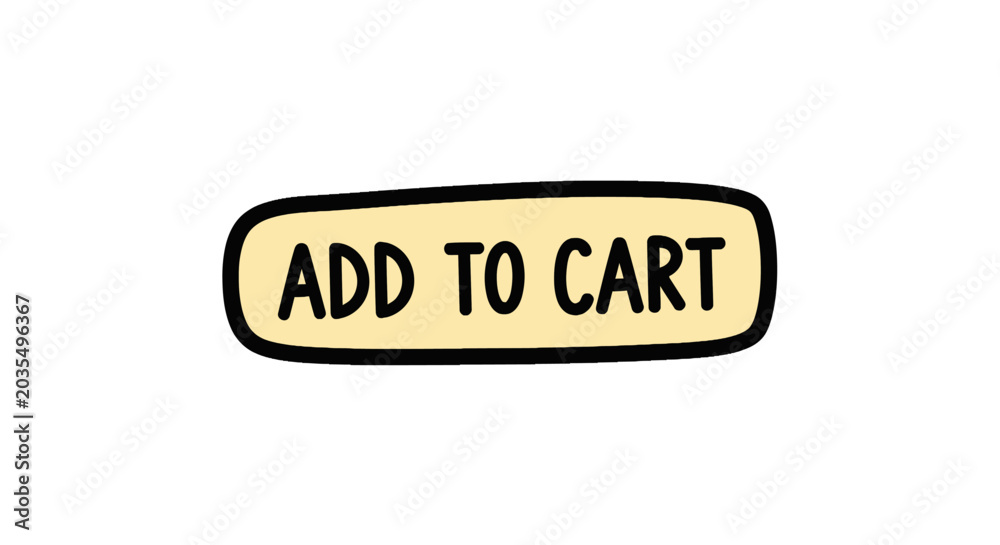 Fototapeta premium Add to Cart Button Icon.