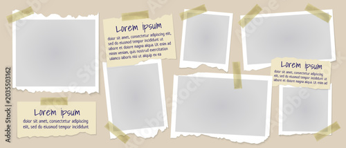 Fotografía Retro Y2K photo frame scrapbook layout set