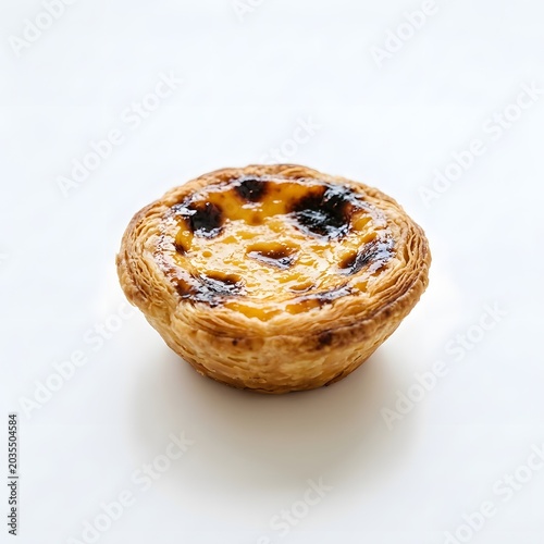 Delicious Custard Tart pastry with a flaky crust, a sweet and creamy filling, and a caramelized top