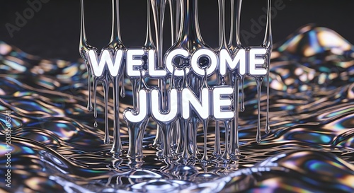 Festive welcome june celebration sparkler fireworks display.