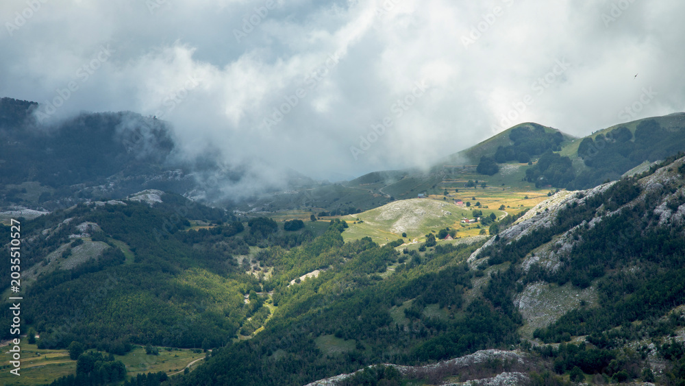 Obraz premium Kotor Montenegro city and nature