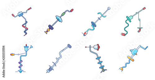Scientific molecular structures and chemical bonds - Collection of colorful vector illustrations showing molecular structures, chemical bonds, and atomic connections in science and chemistry.