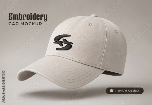 Embroidery Cap Mockup