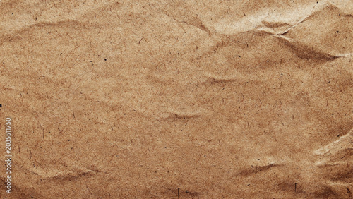 Foto View of a brown paper texture, ideal for various design projects, backgrounds, or crafts needing an organic and textured feel