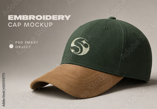 Embroidery Cap Mockup