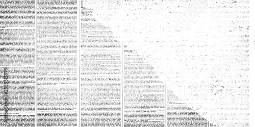 Obraz na plátně Vintage old newspaper texture background featuring distressed monochrome paper,
