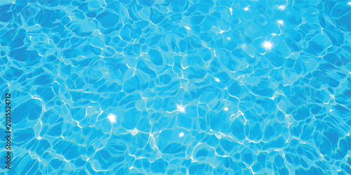 Sparkling blue swimming pool water with mesmerizing light reflections and patterns abstract background water surface nature background clear swimming sparkling reflection