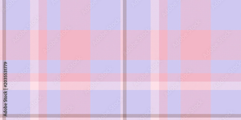 Fototapeta premium Material textile tartan background, cross texture check plaid. Network pattern seamless vector fabric in light and pastel colors.