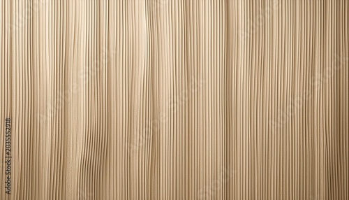 Beige Vertical Ribbed Textured Surface