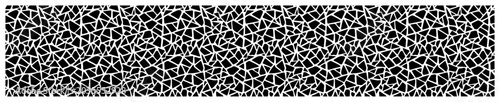 Photos Cracked glass geometric pattern with triangular shards and density gradient in a
