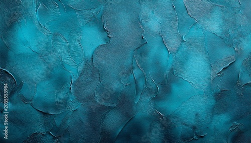 Turquoise Blue Tadelakt Stucco For Background