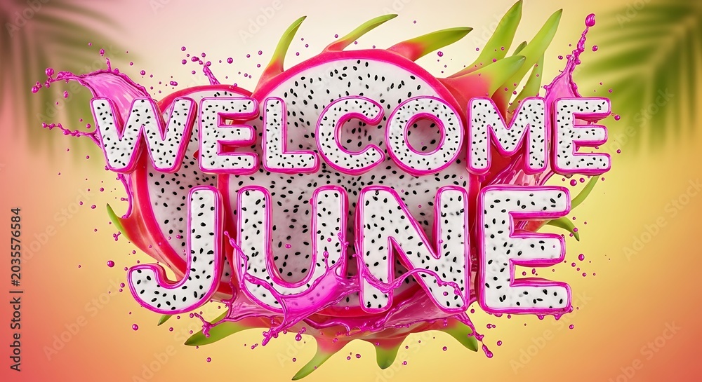 Fototapeta premium Colorful hand painted welcome sign on wooden background.