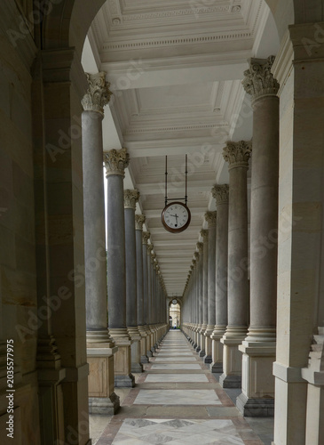 Classical style colonnade, Karlovy Vary