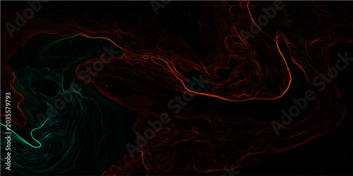 Quadro su tela Ethereal swirl vibrant glowing particles, nebula formation, cosmic dust cloud, abstract fluid dynamics, dark background