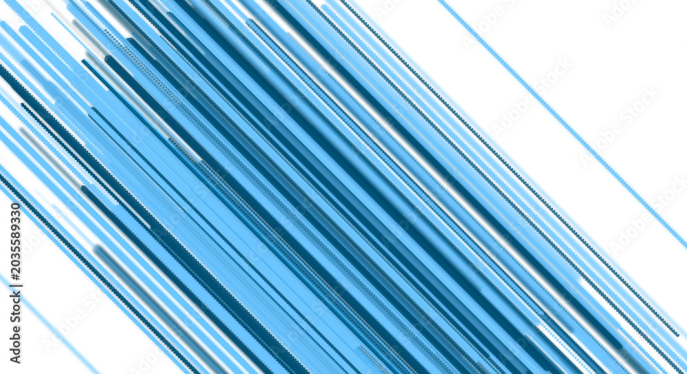 Fototapeta premium Abstract Blue Diagonal Speed Lines Background with Modern Dynamic Motion Effect