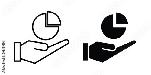 Tableau sur toile Contribution icon. Symbols for websites