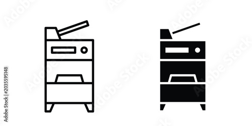 Canvastavla Copy Machine icon. Symbols for websites