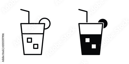 Tableau sur toile Lemonade icon